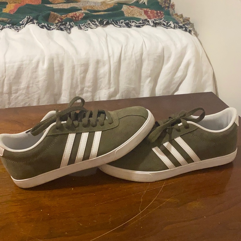 Olive Green Suede Neo Adidas